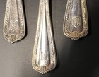 Vintage Three  3  Hotel Mark Hopkins San Francisco  Silver Plate Butter Knives