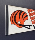 Extremely Rare Early 1980s Cincinnati Bengals  Miller High Life Football Pennant