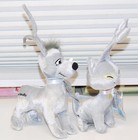 New Neopets  set Of 2 Silver Gelert   Aisha Plush Series 2 Limited Ed 2008