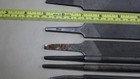 Vintage Lot Of Files Rasps Oberg Made In Sweden Round Flat