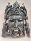 Daoist China Jade Emperor   Empress Vintage Carved Wooden Wall Masks