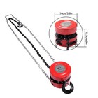 2200lbs  1 Ton 7ft Lift Chain Hoist G80 Chain Manual Wrench Hoist Alloy Steel