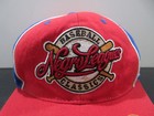 Vintage Negro League Hat Cap Fitted Mens Medium Red Blue Baseball Logo Classics