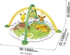 Pokemon Monpoke Baby Gym Play Mat With Rattle Pikachu Eevee Infant Activity Toy