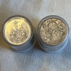 Nice 2 Roll Lot  20 Face Canada Silver 50c 80  Silver Half Dollar Bullion Coin