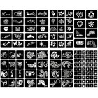 16 Sheets Henna Tattoo Stencils Kit Reusable For Women Girls And Kids 200  Pcs T