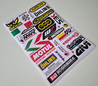 Motorbike Sticker Sheet A4 Graphics Decals Sponsor For Suzuki Yamaha Ducati Ktm