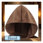 Adult Hooded Medieval Cloak Renaissance Cape For Halloween
