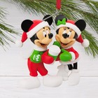 Hallmark Disney Mickey And Minnie Sharing Cocoa Christmas Ornament  Gifts    