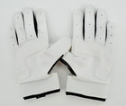 Nike Hyperdiamond Batting Gloves Youth Large White black silver
