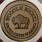 1984 Class Reunion Beaver Dam  Wi Wooden Nickel - Token Wisconsin
