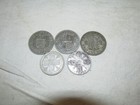  5 Coin Lot  Great Britain 4 Silver  1928  1940 Half Crown  1918  1935 Florin   