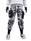 Niepce Techwear Grey Camo Pants Cyberpunk Tactical Streetwear Style Jogger Cargo