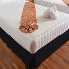 Brushed Microfiber Bed Skirt  Lightweight Bedding For Guest Or Master Bedroom   