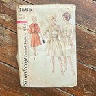 Simplicity 60s Vintage Misses Dress Jacket Sewing Pattern 4565 Size 12 Uncut