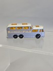 Vintage Matchbox Lesney Greyhound Bus 1968 Coach No 66 Amber Glass