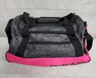 Adidas Duffel Bag Pink   Gray Gym Travel Sports Bag     Multiple Pockets 141296c
