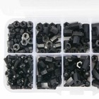 300pcs M3 6mm-12mm Pcb Fixed Nylon Hex Standoff Spacer Screw Nut Kit Cs