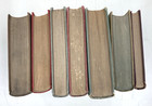 Lot Of 7 Books Decorated Multicolor Staging Display Antique Old Vintage