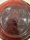 Antique 13  Amber Glass Apothecary Bottle  P D   Co 631-parke Davis Co  Euc