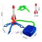Kids Air Rocket Launcher Foot Pump Outdoor Stomp Rocket Toy Set Jumping Game Gif