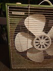 Vintage Toastmaster Metal Box Fan 22 3 4  Inch  3 Speed Works Great  70 s 80 s