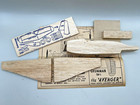 Vintage 1940s Eagle Model Aircraft  avenger  Rare  Solid Balsa Wood Kit Complete