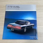 1982 Ford Thunderbird Factory Dealer Sales Advertising Brochure