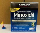 Kirkland Minoxidil 5  Extra Strength Men Hair Regrowth Solution 6 Month Supply