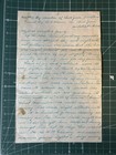 Ww2 Rare Iwo Jima Artifact   Letter 