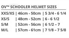 Ovation Adults  Equestrian Low-profile Metallic Schooler Helmet  Red  S md