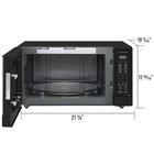 Panasonic 1 6 Cu  Ft  Countertop Microwave  nn-sn74pb 