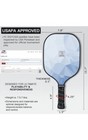 Yc Dgycasi Graphite Pickleball Paddles Set Of 4  2023 Usapa Approved  Carbon