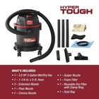 3 Gallon Wet dry Vacuum Cleaner 3 5 Peak Hp Shop Vac Carpet Car Garage Workshop