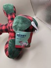          Christmas Dog Toy Merry Makings Plush Plaid   Green  New With Tag