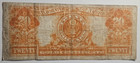 1922  20 Large Size Gold Certificate Fr-1187 Circulated