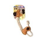 Bundle  Cowhide Tug Toy  giraffe  For Dogs  2-pack  wholesale 