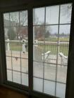 Faux Sliding Glass Door Grids White Vinyl Replacement Lines Grills Mutton Window