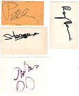 The Kinks Signed Cards  autographed Davies Davies Quaife Avery  coa Write-stuff
