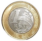2012 Brazil 1 Real Bimetallic Lovely Unc Coin Km 652a