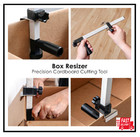      Box Resizer Tool With Scoring Wheel     Customize Cardboard Shipping Boxes