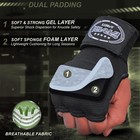Kids Hybrid Boxing Inner Gloves For Punching  All Black Junior Size