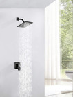 8 Inch Square Rain Shower Head Stainless Steel Shower Head High Pressure Shower 