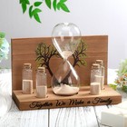 Wedding Unity Sand Ceremony Kit - 7 Piece Hourglass Set For Memorable Celebratio