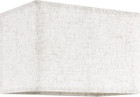 Rectangle Lamp Shades Set Of 2 w 8   l 16   h 10  Large Beige Lampshade