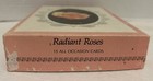 Vintage Greeting Cards All Occasion    radiant Roses    Boxed Set Of 10