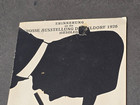 Strange Weird Antique German Card Silhouettes Smoking Cigar Cigarette 1926