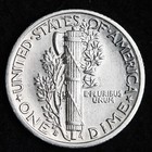 1938-s Mercury Silver Dime Au Free Shipping 