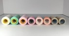 Vintage Lot Of 8 Cone Sewing Machine Thread Spools Assorted Colors
