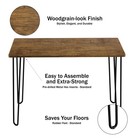 Office Desk With Hairpin Legs Laptop Computer Table Home Furniture